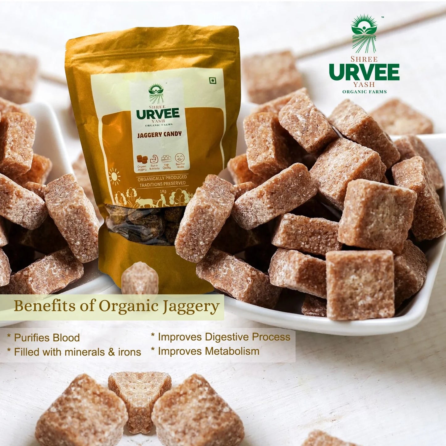 Jaggery Candy - A Sweet Indulgence with Health Benefits