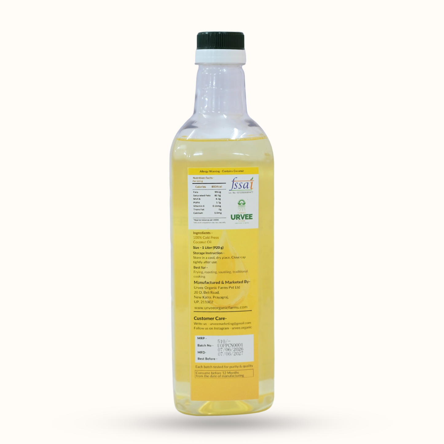 Wood Pressed Coconut Oil