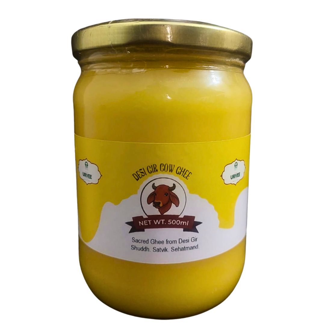 Pure Desi Gir Cow Ghee – Made with Traditional Bilona