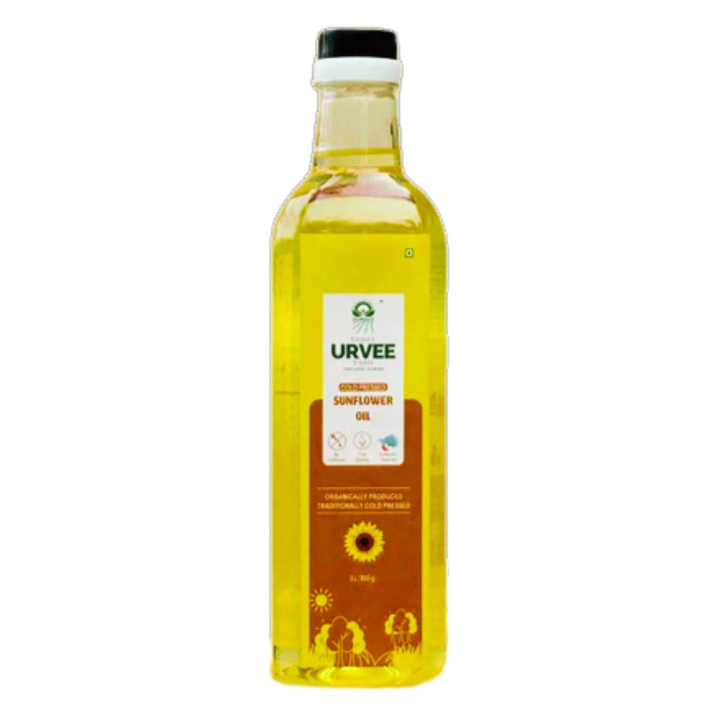 Black Mustard Oil + Sunflower Oil (1 Liter Bottles Each)