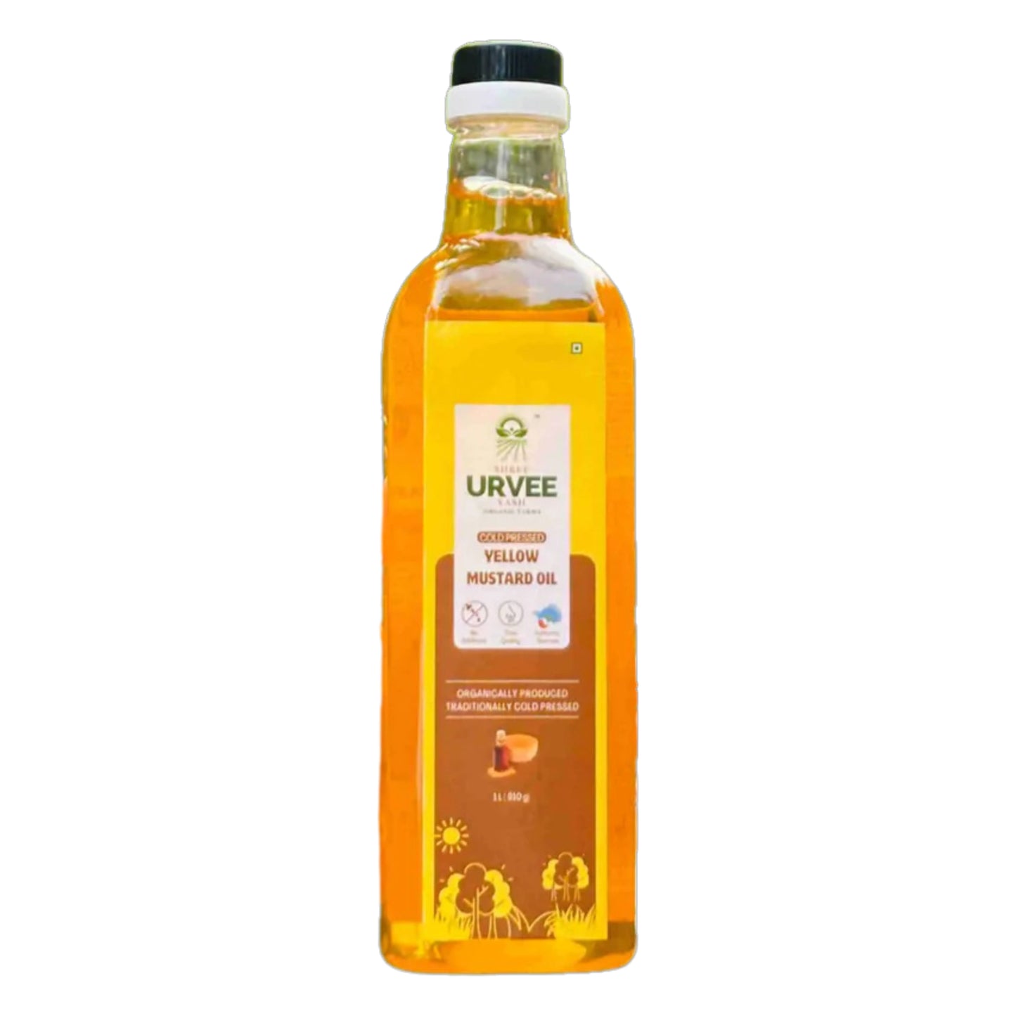 Yellow Mustard Oil + Groundnut oil (1 Liter Bottles Each)