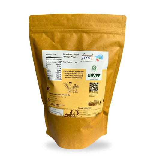 Khapli Emmer Wheat Flour: The Ancient Superfood for Modern Wellness - Urvee Organic Farms