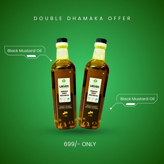Black Mustard Oil + Black Mustard Oil (2 Liters)
