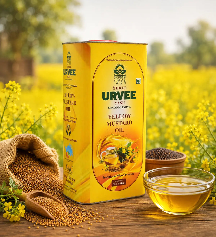 Wood Pressed Yellow Mustard Oil