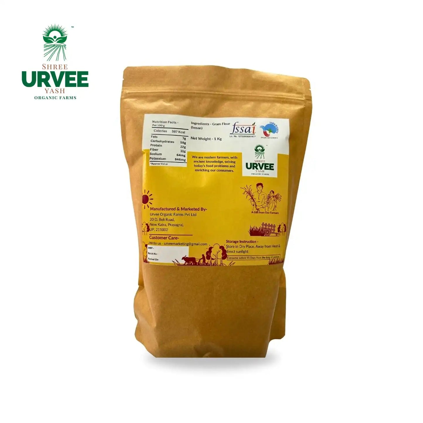 Stoneground Gram Flour (Besan)