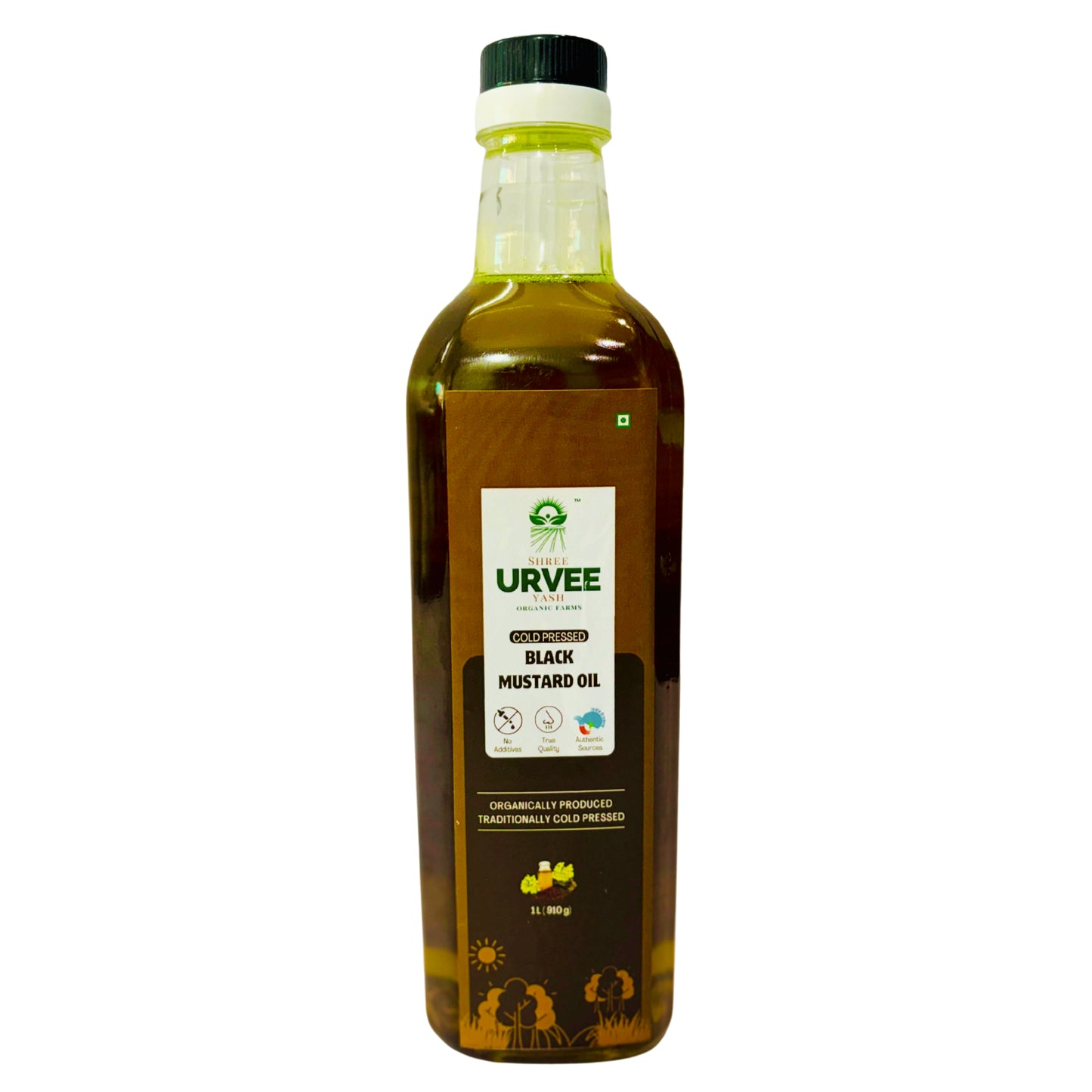 Black Mustard Oil + Groundnut Oil (1 Liter Bottles Each)