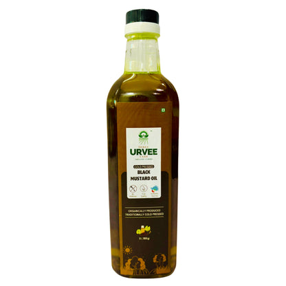 Black Mustard Oil + Groundnut Oil (1 Liter Bottles Each)