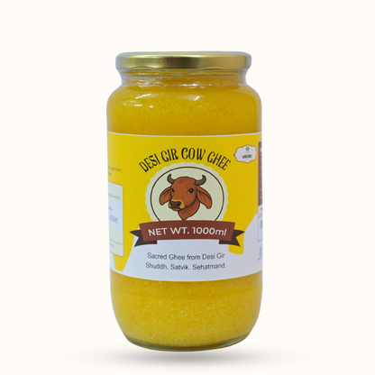 Desi Gir Cow Ghee – Made with Traditional Bilona