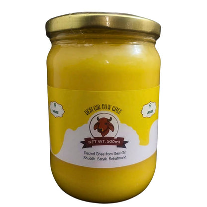 Pure Desi Gir Cow Ghee – Made with Traditional Bilona