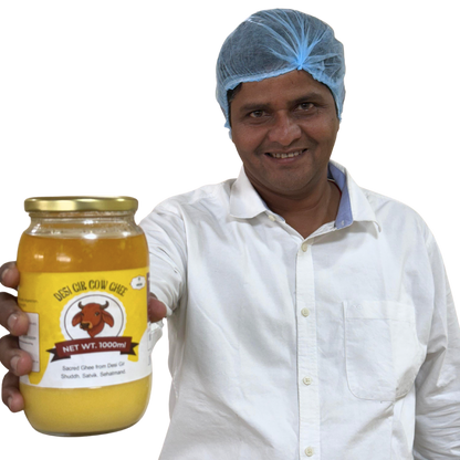 Pure Desi Gir Cow Ghee – Made with Traditional Bilona