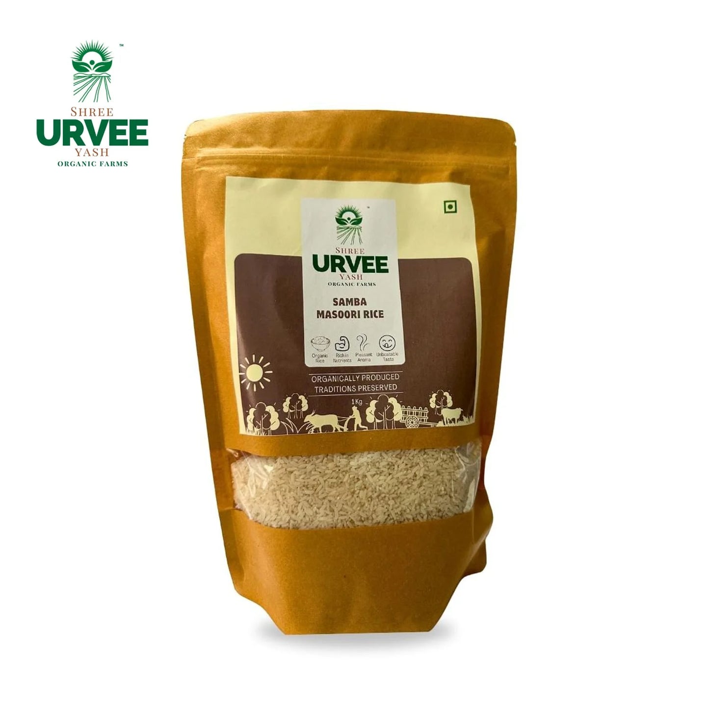 Samba Mansuri Rice (1kg) - A Grain of Purity and Taste