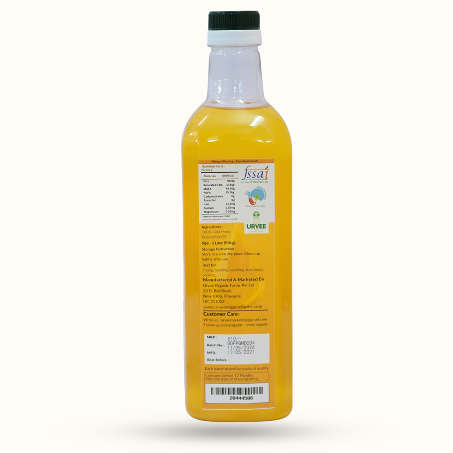 Wood Pressed Ground Nut Oil
