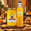 Desi Gir Cow Ghee (1 Liter Pack + 1 Liter Groundnut Oil Free) - Navratri Suddh Rasoi Offer