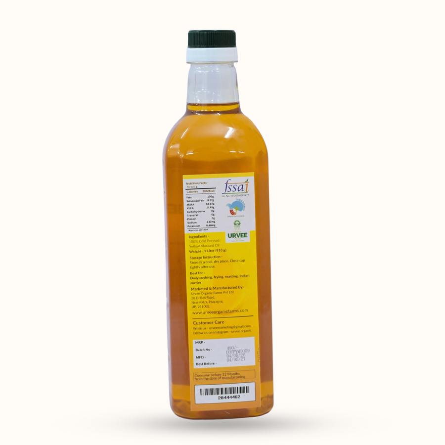 Wood Pressed Yellow Mustard Oil