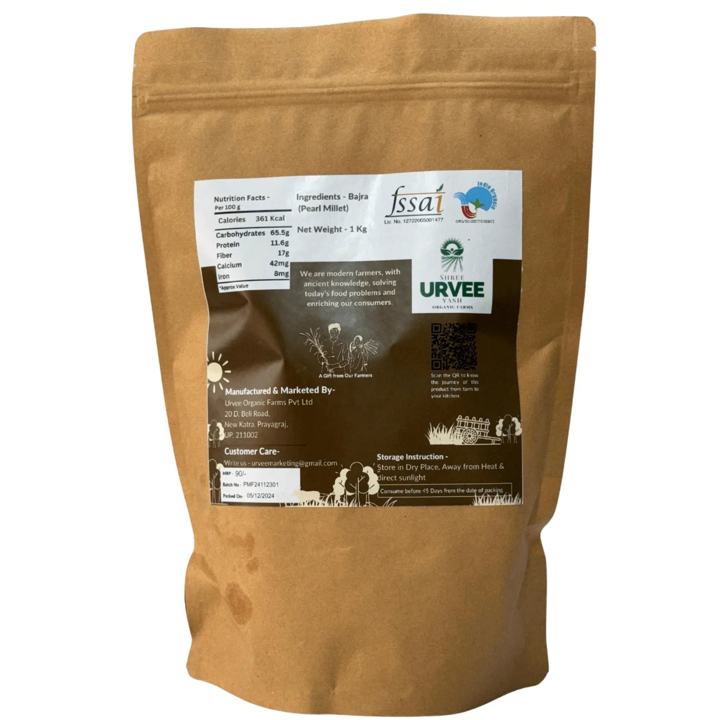 Pearl Millet flour (Baajra)