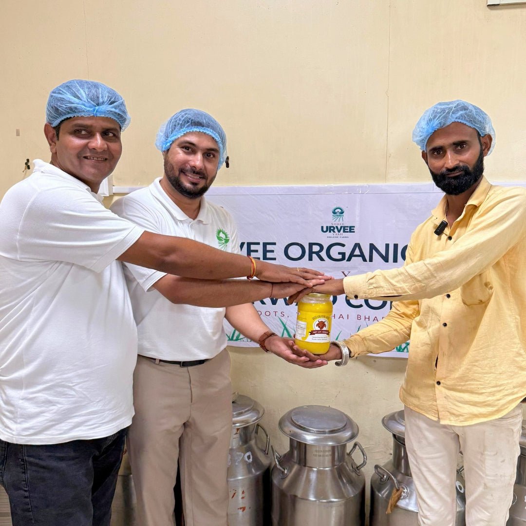 Desi Gir Cow Ghee – Made with Traditional Bilona - Urvee Organic Farms