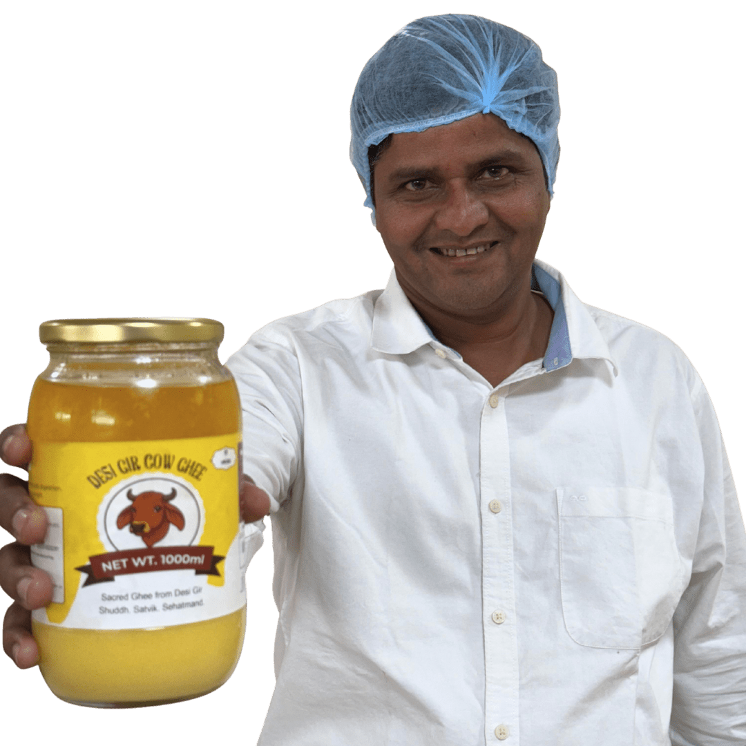 Desi Gir Cow Ghee – Made with Traditional Bilona - Urvee Organic Farms