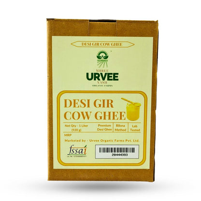 Desi Gir Cow Ghee – Made with Traditional Bilona - Urvee Organic Farms