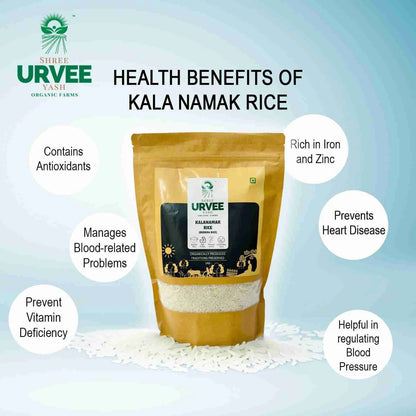 Kala Namak (Buddha) Rice - Urvee Organic Farms