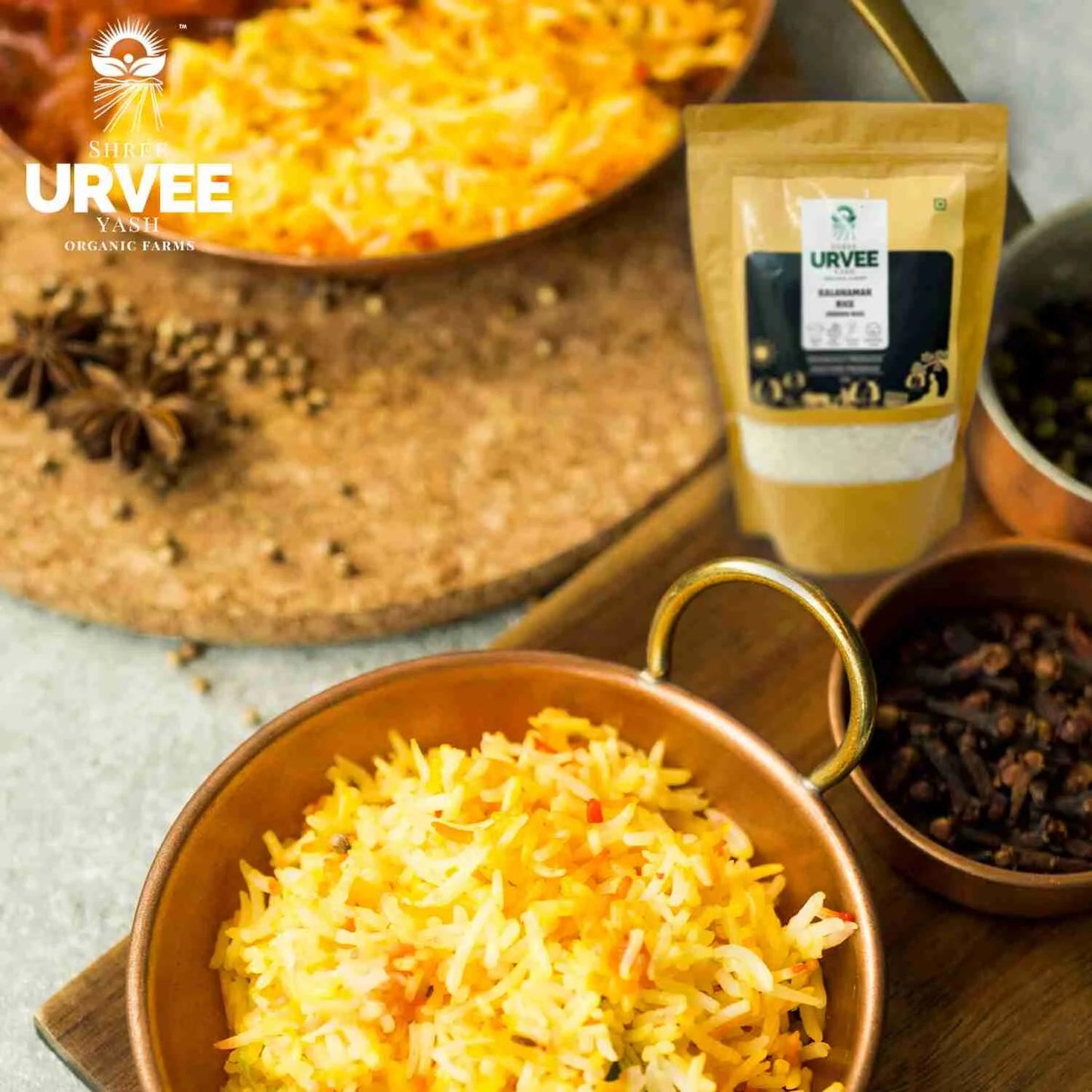 Kala Namak (Buddha) Rice - Urvee Organic Farms