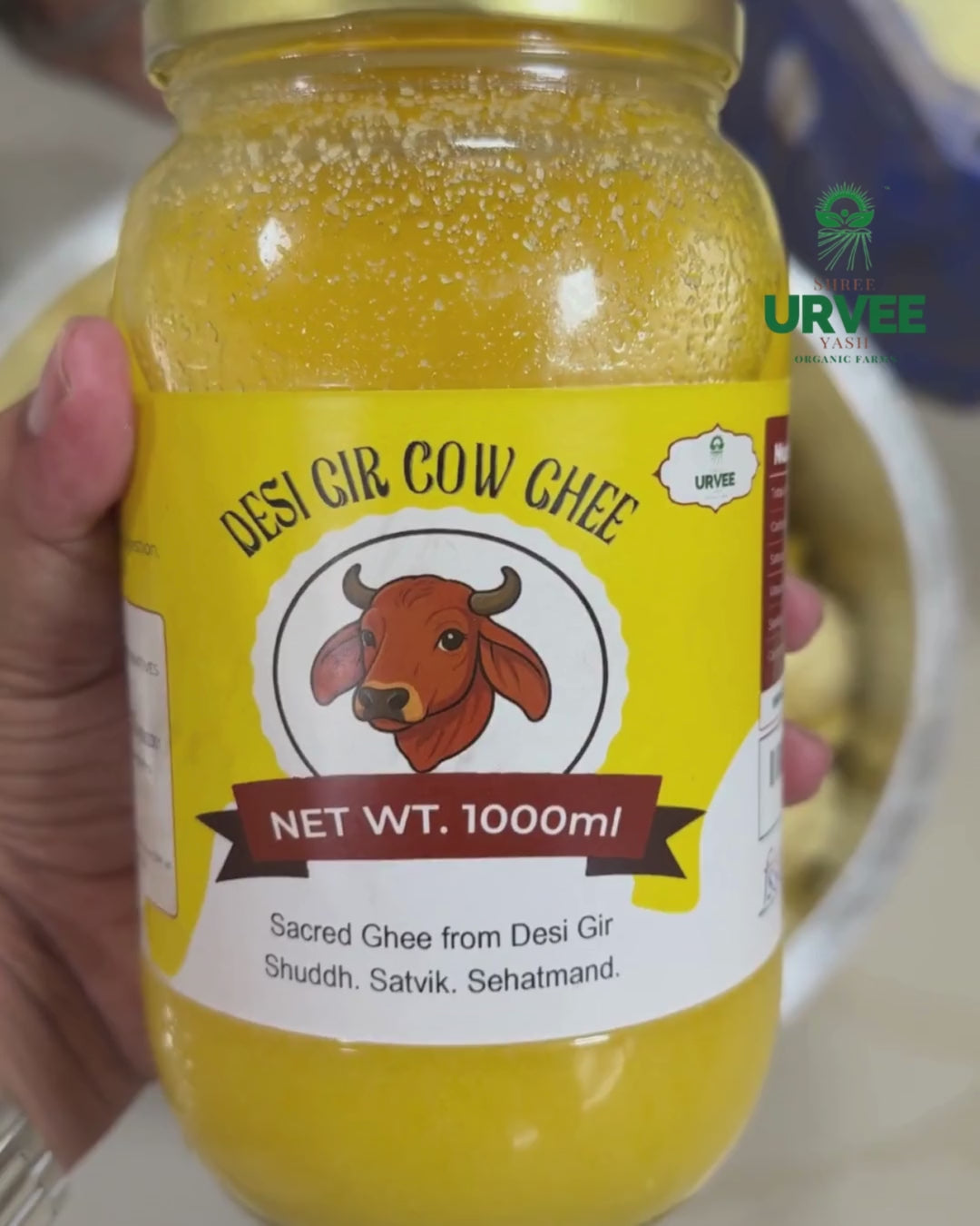 Desi Gir Cow Ghee – Made with Traditional Bilona