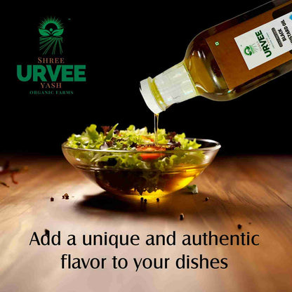 Wood Pressed Black Mustard Oil - Urvee Organic Farms
