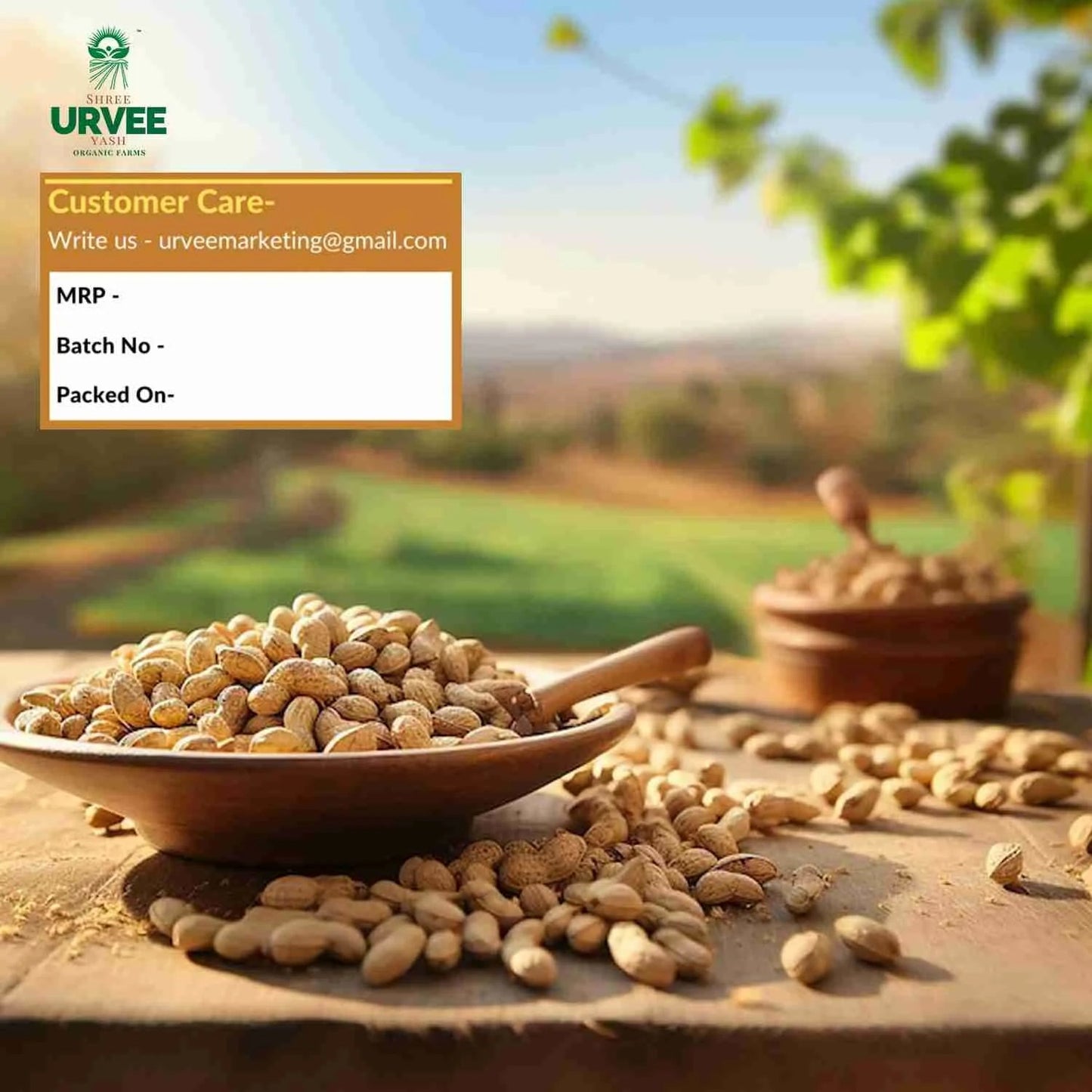 Wood Pressed Ground Nut Oil - Urvee Organic Farms