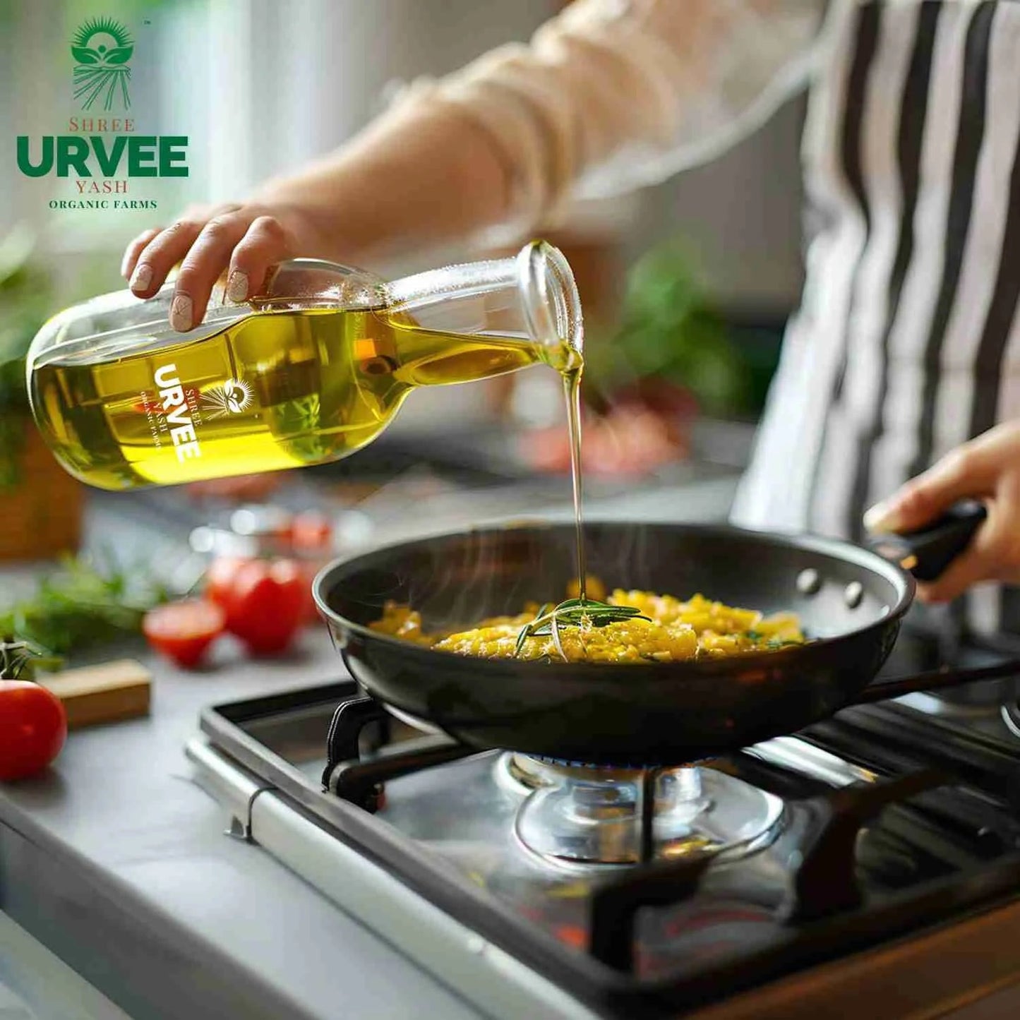 Wood Pressed Ground Nut Oil - Urvee Organic Farms
