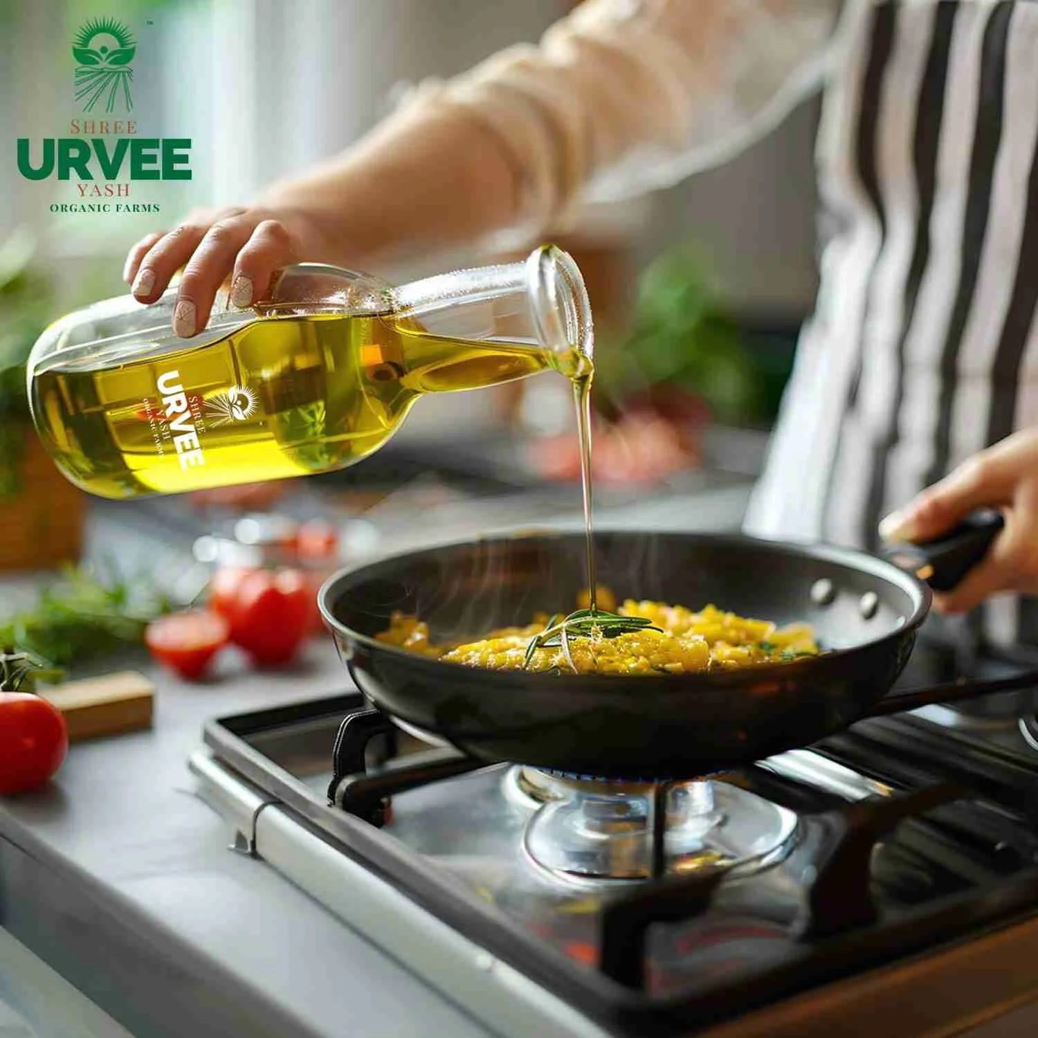 Wood Pressed Ground Nut Oil - Urvee Organic Farms