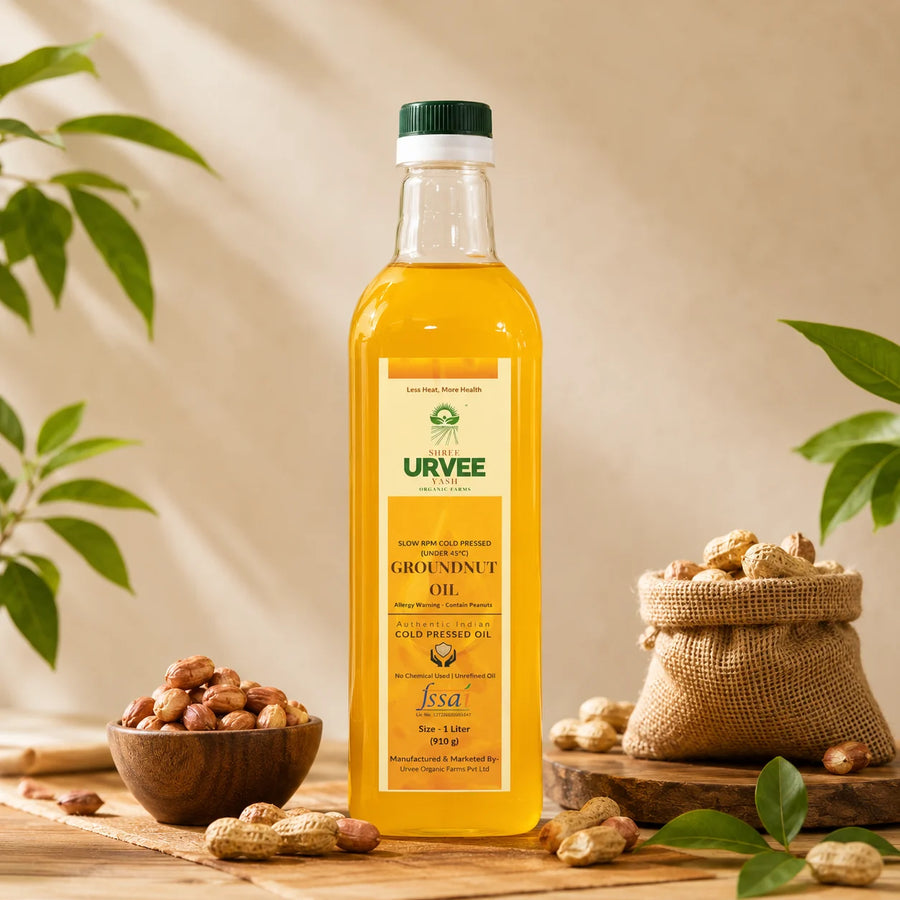 Wood Pressed Ground Nut Oil